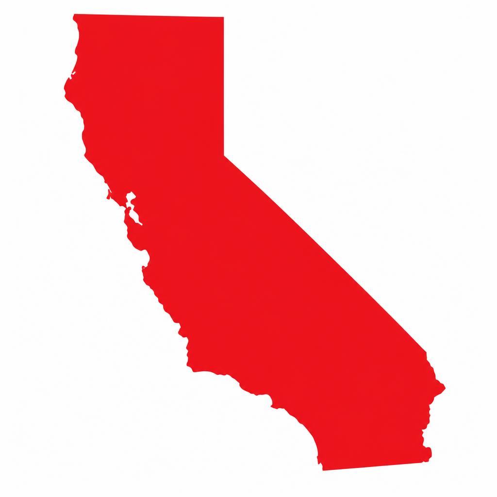 California service area map